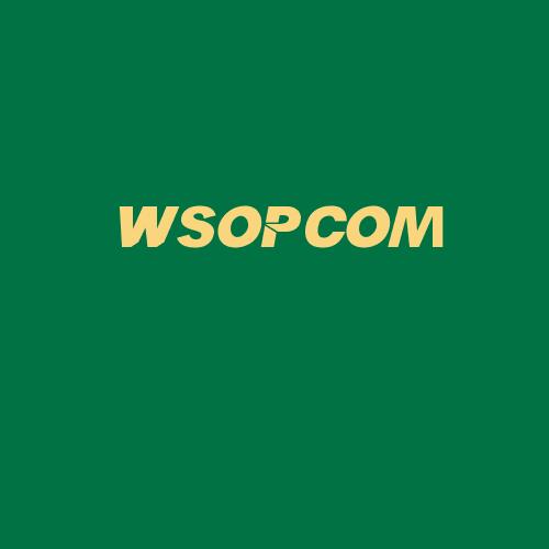 Logo da WSOPCOM